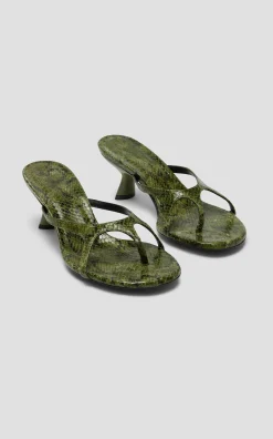 Outlet CHRISTOPHER ESBER HARLOWE TEXTURED MULE Verde