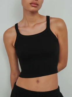 Flash Sale WARDROBE.NYC HB RIBBED TANK Black