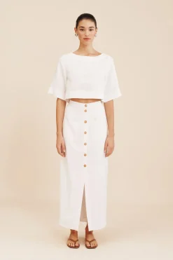 Hot POSSE HEIDI SKIRT Ivory