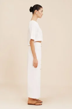 Hot POSSE HEIDI SKIRT Ivory