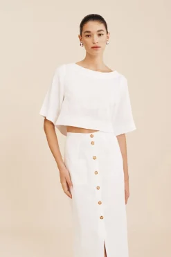 Hot POSSE HEIDI SKIRT Ivory