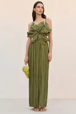 Discount CULT GAIA HESTRA GOWN Cedar