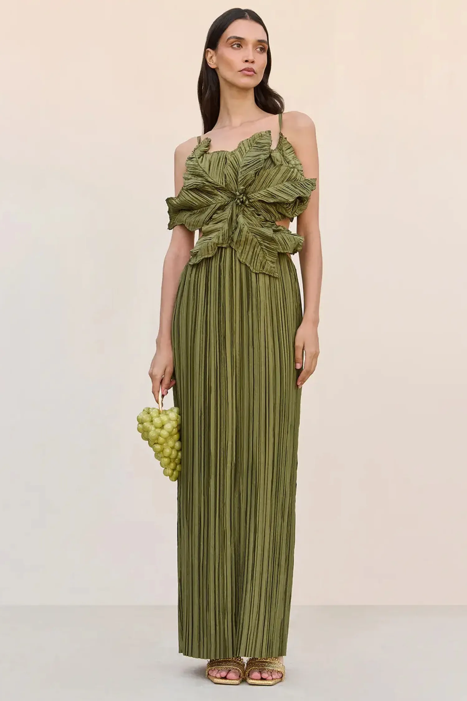 Discount CULT GAIA HESTRA GOWN Cedar
