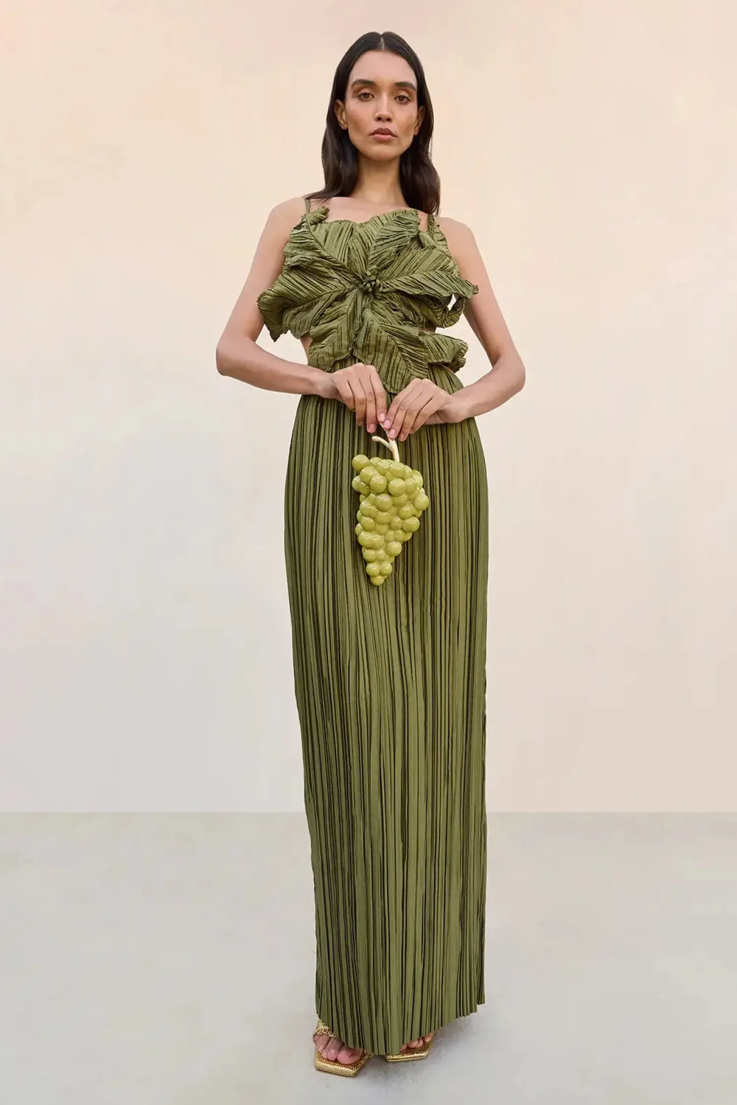 Discount CULT GAIA HESTRA GOWN Cedar