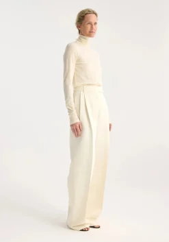 Outlet RÓHE HIGH-WAIST TAILORED TROUSERS OffWhite
