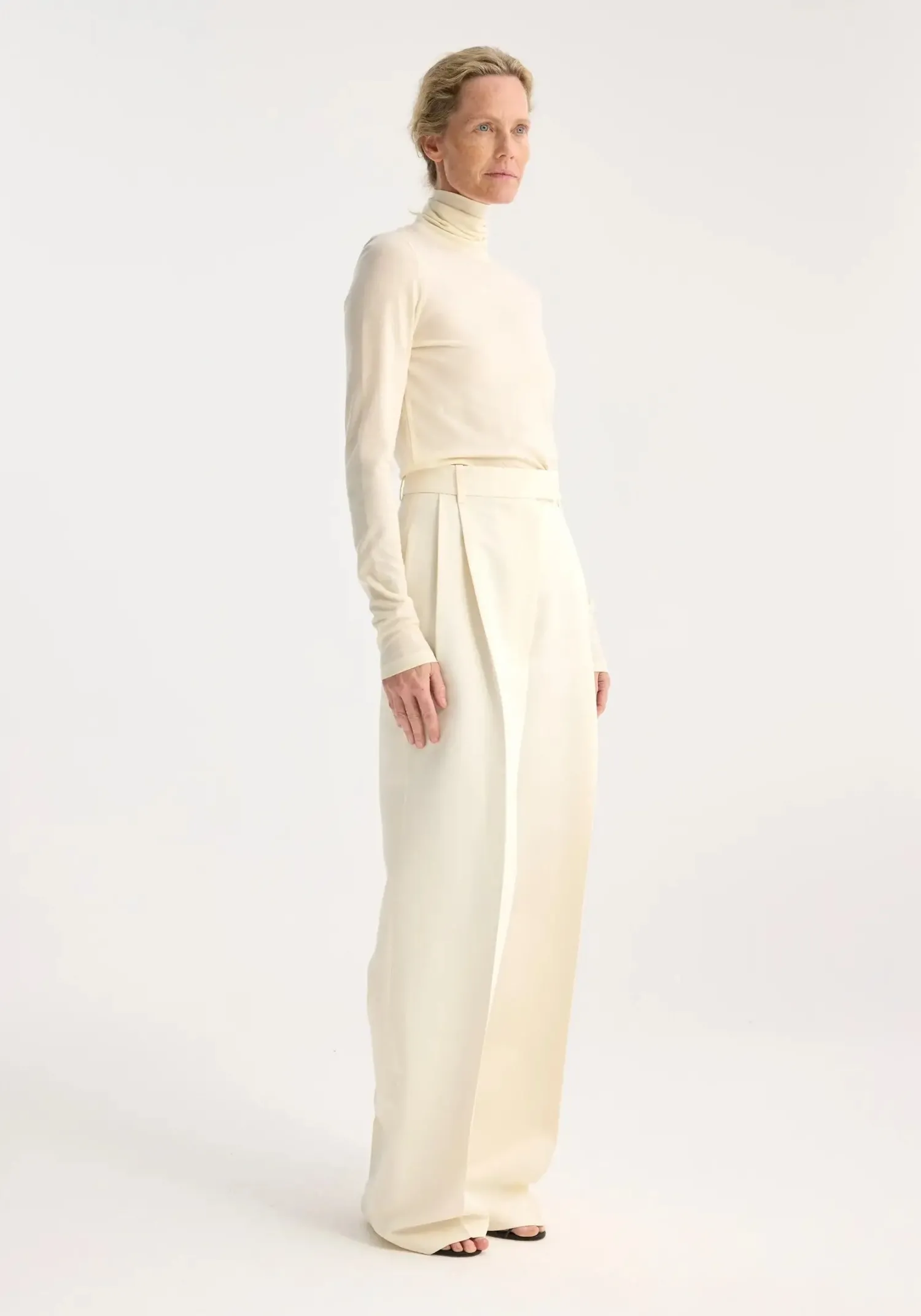 Outlet RÓHE HIGH-WAIST TAILORED TROUSERS OffWhite