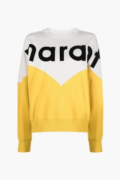 Hot Isabel Marant Étoile HOUSTON SWEATSHIRT Yellow