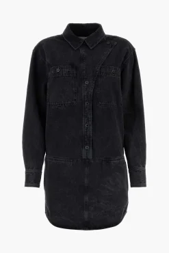 Cheap Isabel Marant Étoile ILAYA DRESS FadedBlack