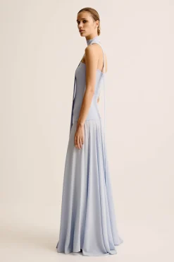 Best ESSE ILLI STRAPLESS DRESS AgateBlue