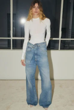 Outlet DARKPARK INES - FOLD OVER DENIM