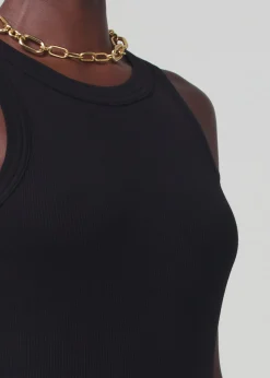 Hot CITIZENS OF HUMANITY ISABEL RIB TANK Black