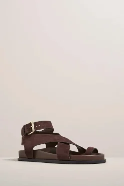 Fashion A.EMERY JALEN SANDAL WalnutSuede