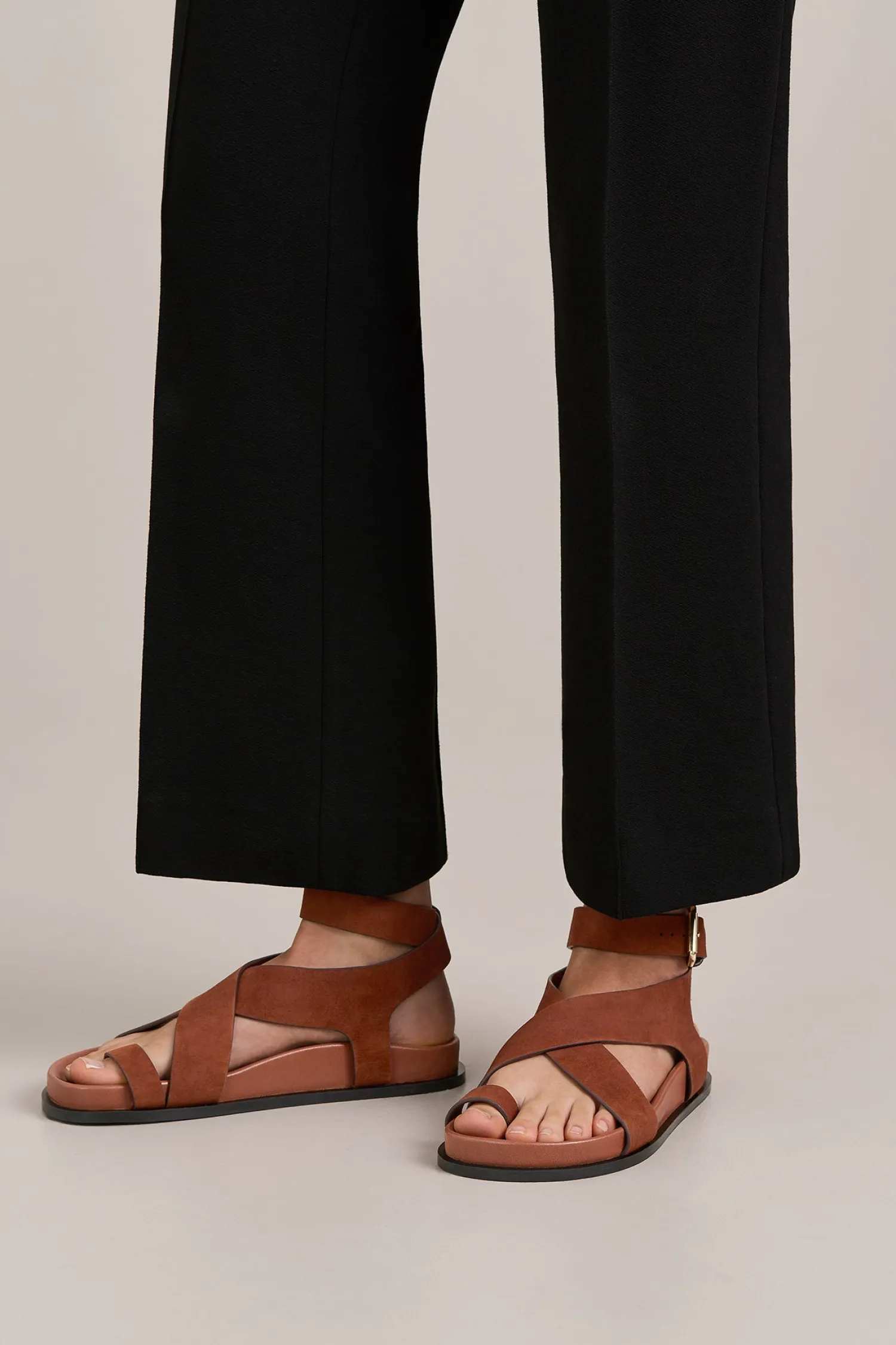 New A.EMERY JALEN SANDAL SiennaSuede