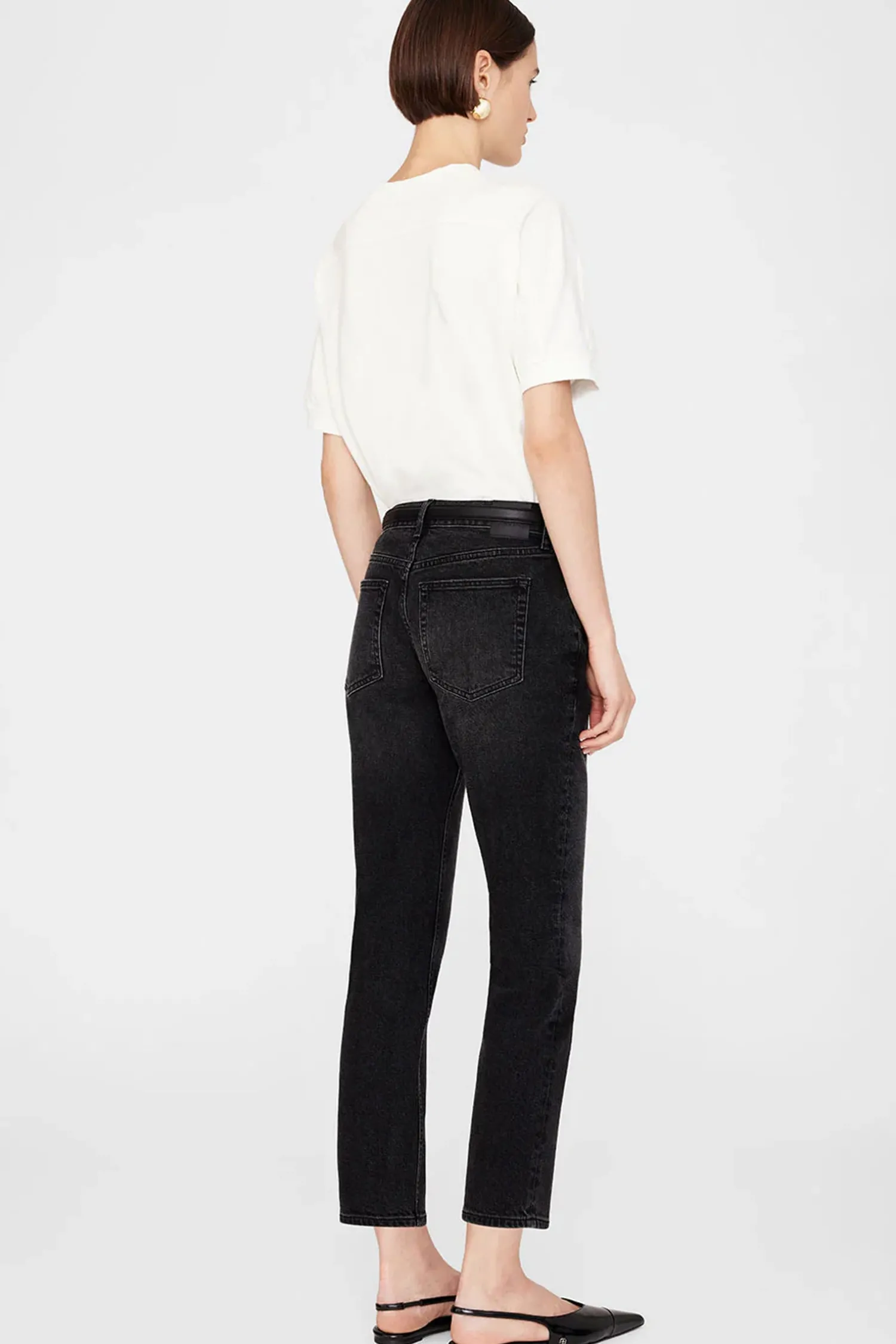 Store ANINE BING JAYLIN TEE BING Ivory