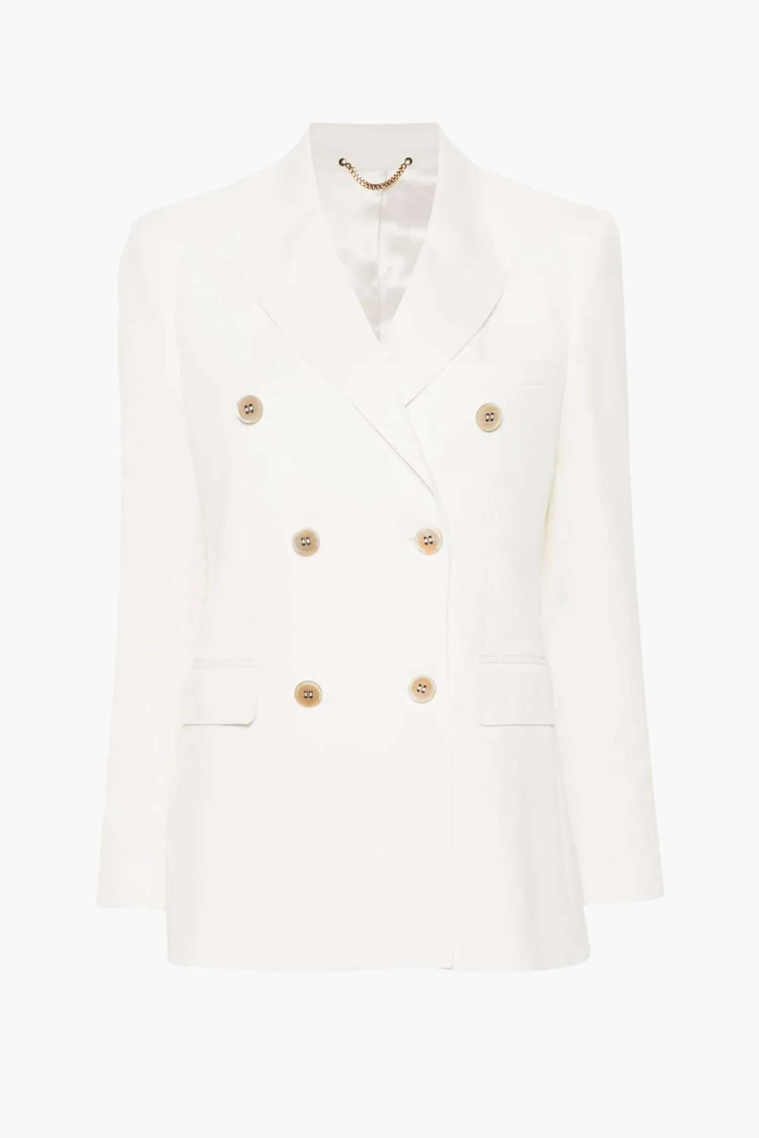 Shop GOLDEN GOOSE JOURNEY W'S BLAZER DOUBLE-BREASTED ArcticWhite
