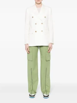 Shop GOLDEN GOOSE JOURNEY W'S BLAZER DOUBLE-BREASTED ArcticWhite