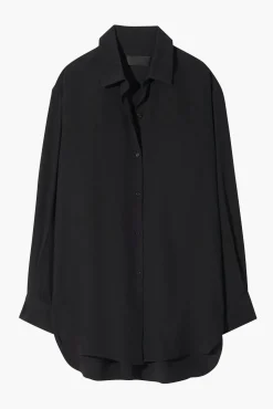 Best Sale NILI LOTAN JULIEN SHIRT Black