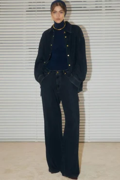 Best DARKPARK KEANU - TENCEL ROUCHE SHIRT