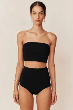 Discount ESSE KNIT TUBE TOP Black