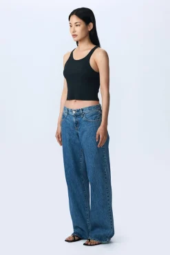 Shop SLVRLAKE LEXI LOW RISE WIDE LEG