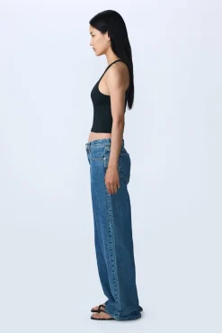 Shop SLVRLAKE LEXI LOW RISE WIDE LEG