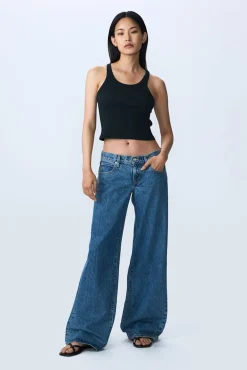 Shop SLVRLAKE LEXI LOW RISE WIDE LEG