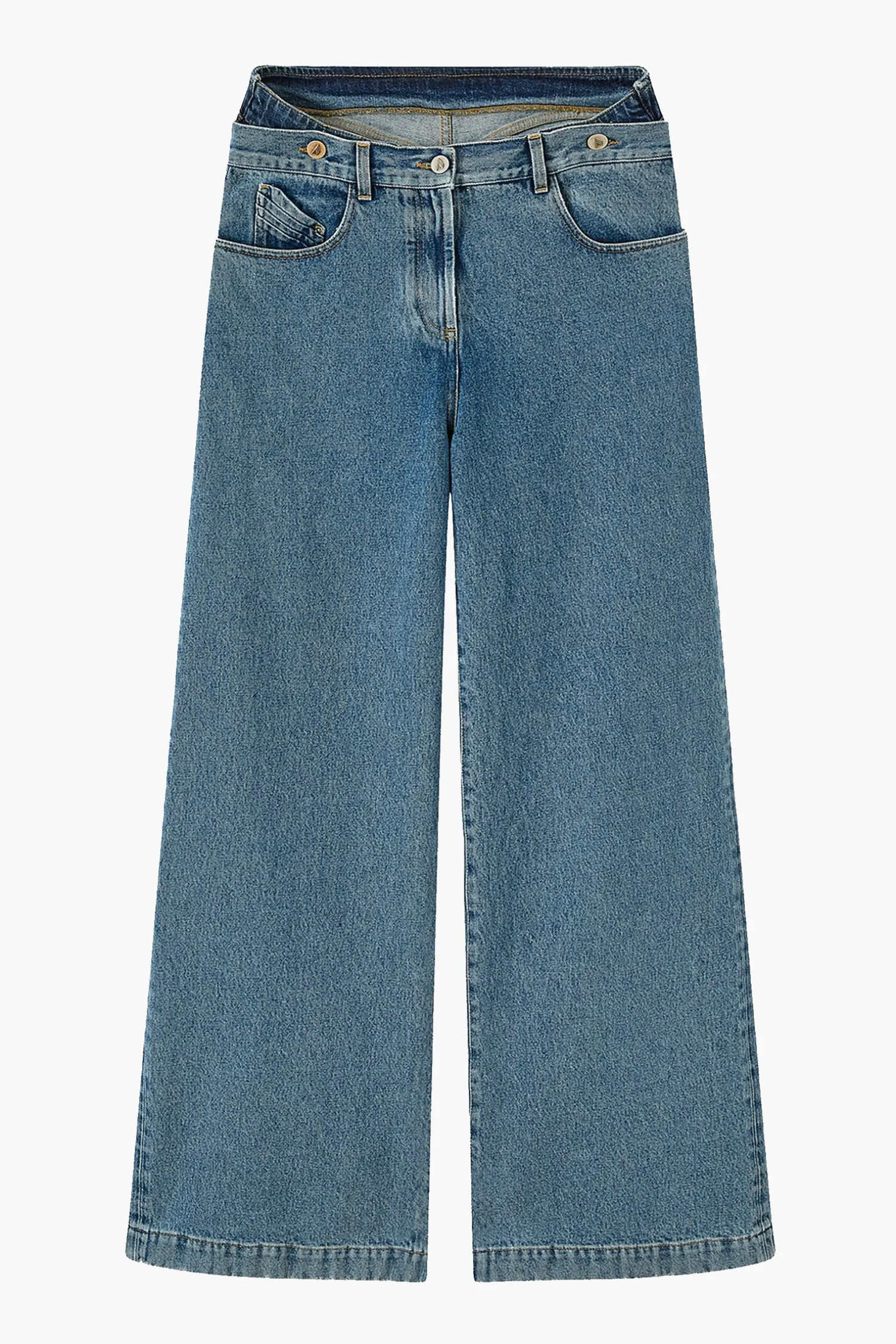 Clearance THE ATTICO LIGHT BLUE LONG PANTS LightBlueDenim