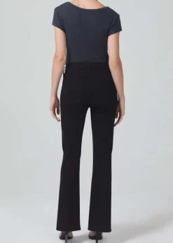 Fashion CITIZENS OF HUMANITY LILAH HIGH RISE BOOT CUT PlushBlack