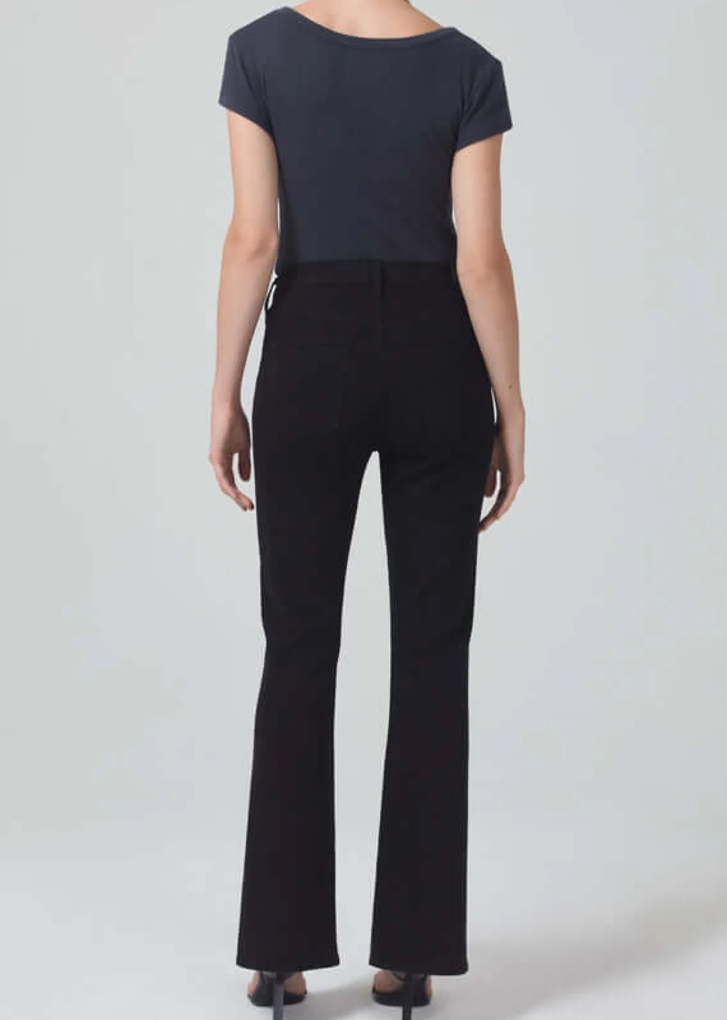 Fashion CITIZENS OF HUMANITY LILAH HIGH RISE BOOT CUT PlushBlack