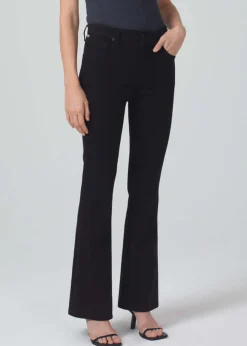 Fashion CITIZENS OF HUMANITY LILAH HIGH RISE BOOT CUT PlushBlack