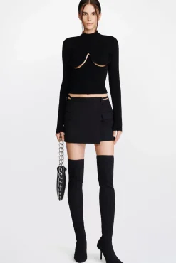 Clearance DION LEE LINGERIE WOOL MINI SKIRT