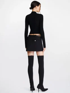 Clearance DION LEE LINGERIE WOOL MINI SKIRT