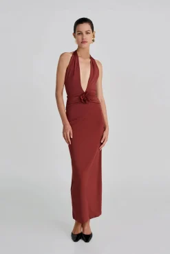 Cheap MAYGEL CORONEL LIRIO DRESS Chestnut