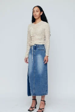 Online WYNN HAMLYN LOLA LACE TOP IvoryLace