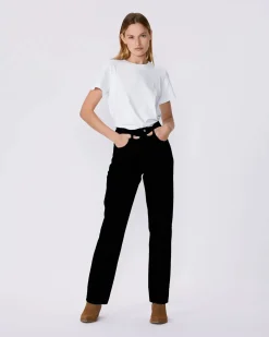 Sale SLVRLAKE LONDON HIGH RISE STRAIGHT LEG JEAN