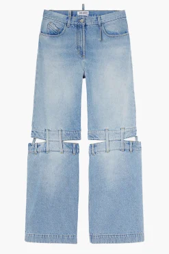 Clearance THE ATTICO LONG PANTS SkyBlue