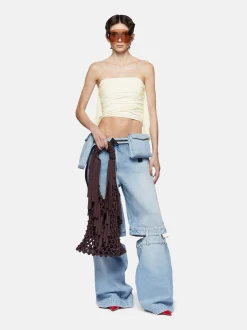 Clearance THE ATTICO LONG PANTS SkyBlue