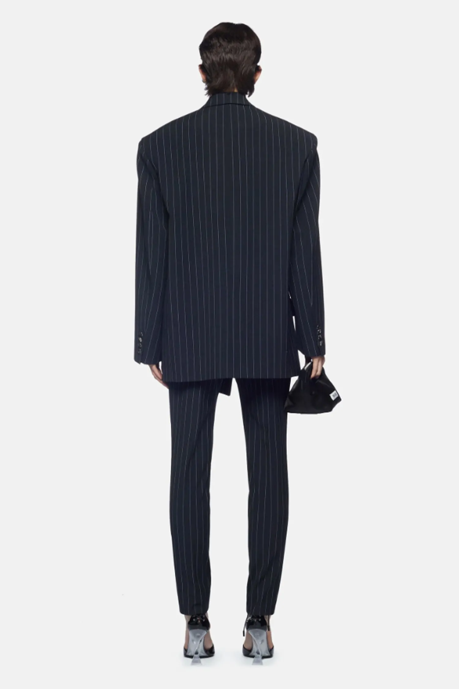 Sale THE ATTICO LONG PANTS BlueNavy/LightBlue