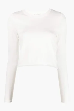 Cheap SLVRLAKE LONG SLEEVE BABY TEE NaturalWhite