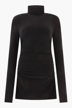 Discount NORMA KAMALI LONG SLEEVE TURTLENECK PICKLEBALL DRESS