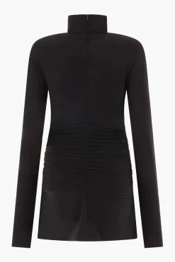 Discount NORMA KAMALI LONG SLEEVE TURTLENECK PICKLEBALL DRESS