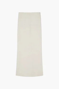 Online RÓHE LONG WOOL SKIRT Ivory