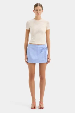 Shop SIR LORI MINI SKIRT SkyBlue