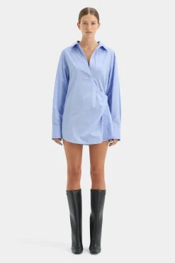 Outlet SIR LORI SHIRT DRESS SkyBlue