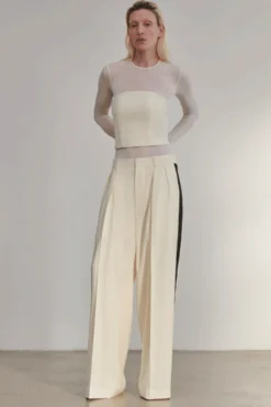 Online WARDROBE.NYC LOW RISE TUXEDO TROUSER
