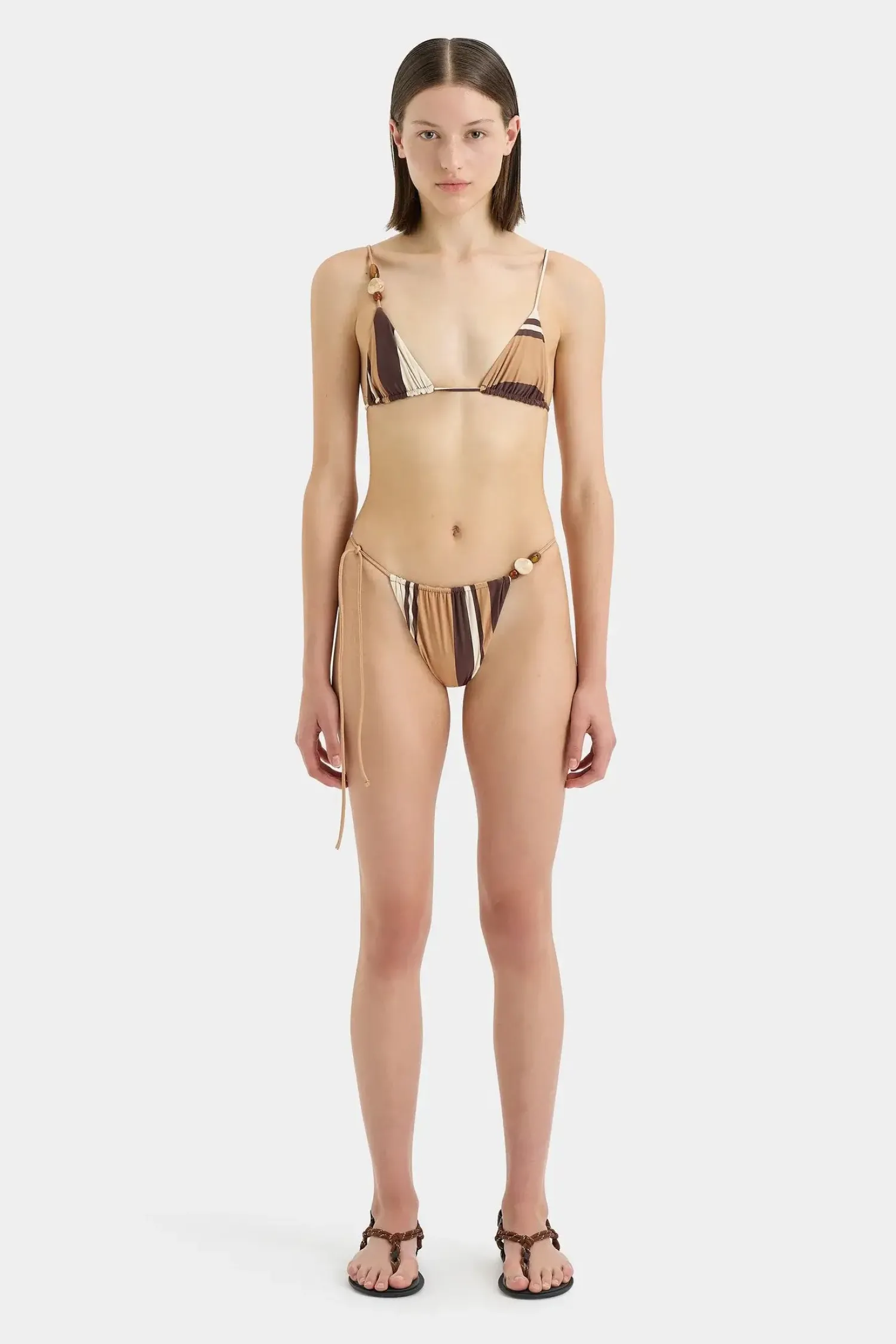 Sale SIR MAHOGANY STRING BRIEF CantinaStripePrint