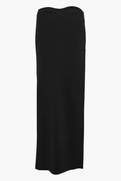 New CHRISTOPHER ESBER MAPARADITA COLUMN SKIRT Black