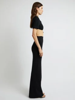New CHRISTOPHER ESBER MAPARADITA COLUMN SKIRT Black
