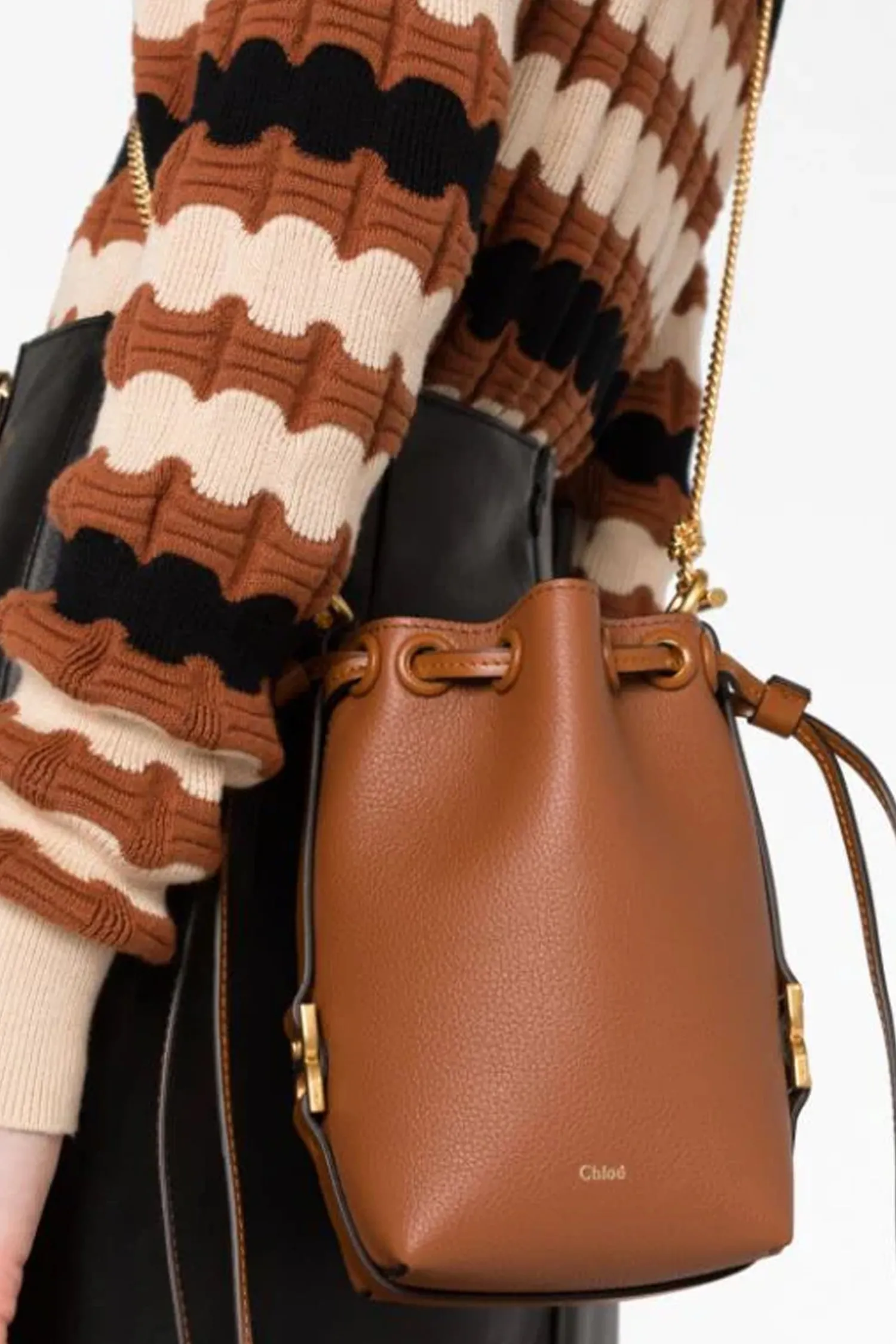 Shop CHLOÉ MARCIE MICRO BUCKET BAG