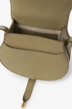 Online CHLOÉ MARCIE SMALL SADDLE CROSSBODY BAG PotteryGreen